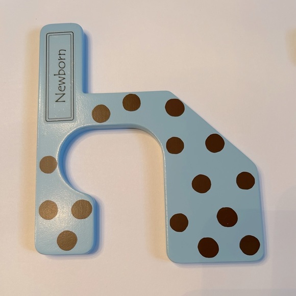 Closet Dividers 5 Blue with Brown Dots Newborn through 12 months - Picture 4 of 4